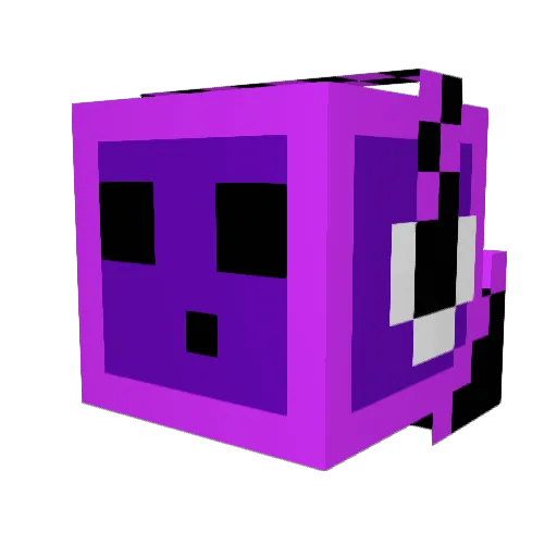 SugarCanex Minecraft avatar head, 3D render