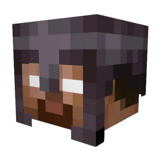 SugarEater1 Minecraft avatar head, 3D render