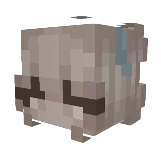 SugarPlum2018 Minecraft avatar head, 3D render