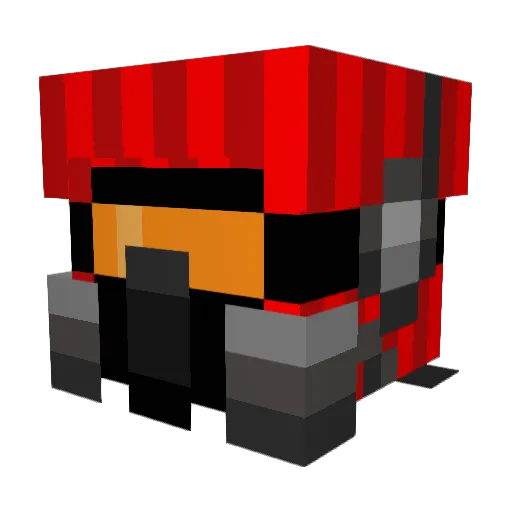 SugarSpasm Minecraft avatar head, 3D render