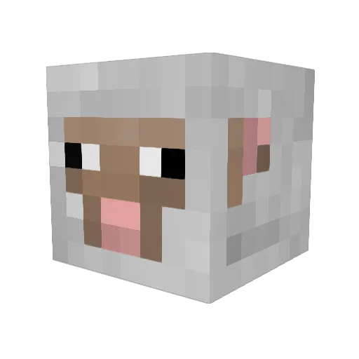 Sugar_666 Minecraft avatar head, 3D render