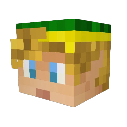 Sugargirl3634 Minecraft avatar head, 3D render