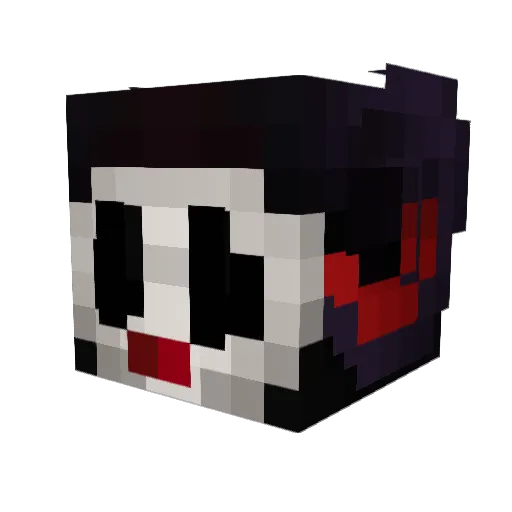 Sugerdew Minecraft avatar head, 3D render