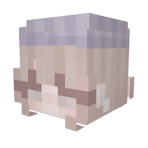 SugeyDaBoi Minecraft avatar head, 3D render