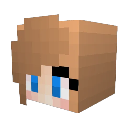 Sugger1985 Minecraft avatar head, 3D render