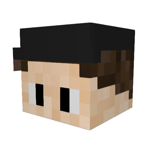 SuggyManJoe Minecraft avatar head, 3D render