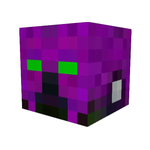 Suggz Minecraft avatar head, 3D render
