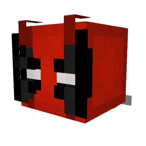 SugsTwisted1 Minecraft avatar head, 3D render