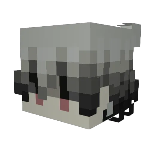 SuhoSL Minecraft avatar head, 3D render