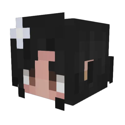 Suhper Minecraft avatar head, 3D render