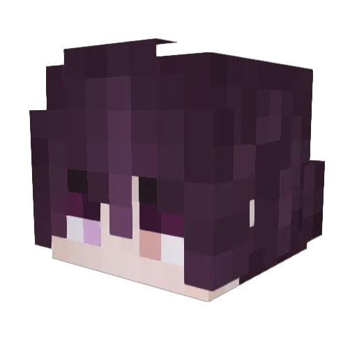 SuiYu12 Minecraft avatar head, 3D render