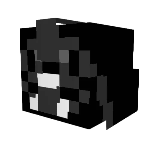 SuiZzide Minecraft avatar head, 3D render