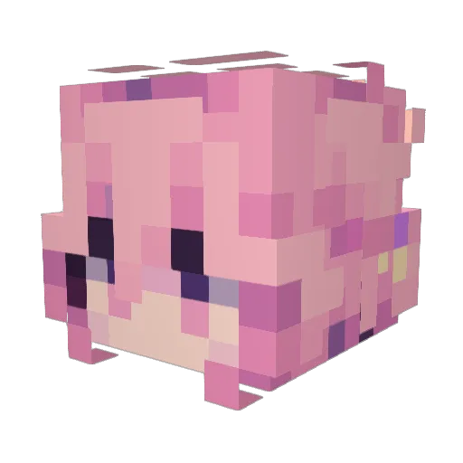 Sui_Ying Minecraft avatar head, 3D render