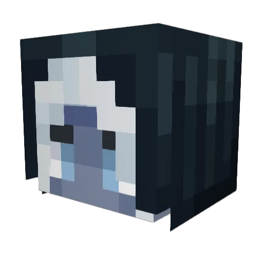 Suicidaa333 Minecraft avatar head, 3D render