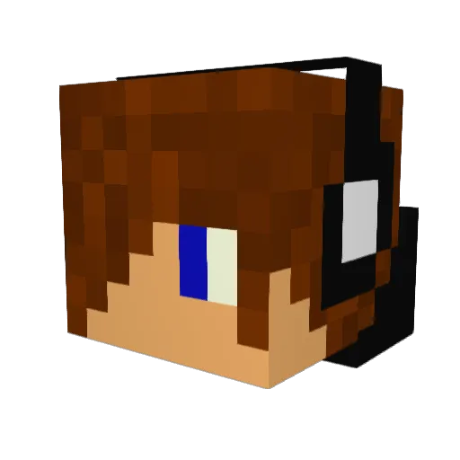 SuicidalAlex Minecraft avatar head, 3D render