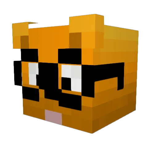 Suictenz Minecraft avatar head, 3D render
