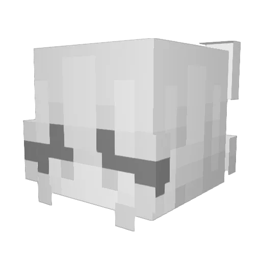Suiiirus Minecraft avatar head, 3D render