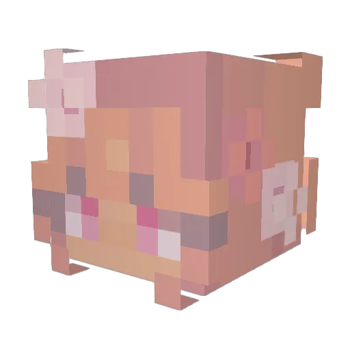 Suiko_XD Minecraft avatar head, 3D render