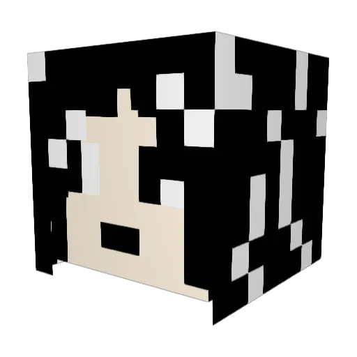 Suirou00 Minecraft avatar head, 3D render