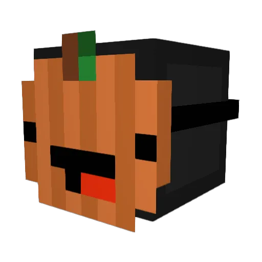 Suitcase475 Minecraft avatar head, 3D render