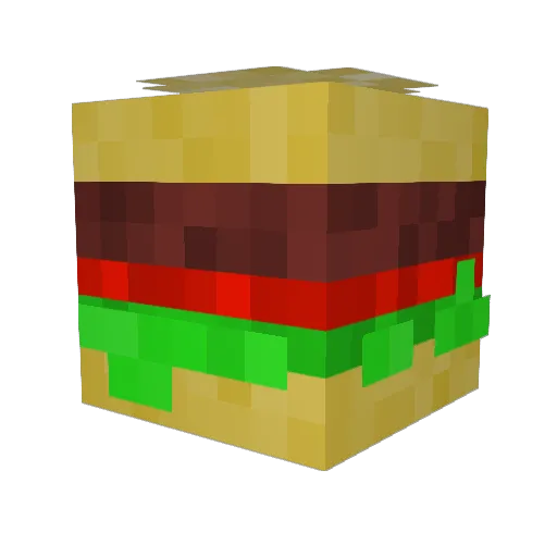 Suizardo Minecraft avatar head, 3D render