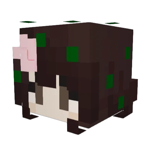 SujieTheKepa Minecraft avatar head, 3D render
