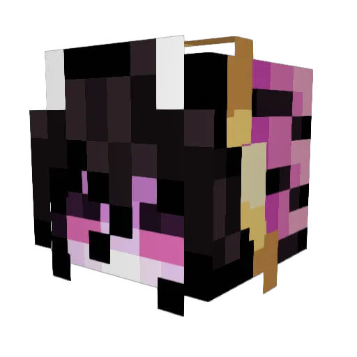 SukiVira_ Minecraft avatar head, 3D render