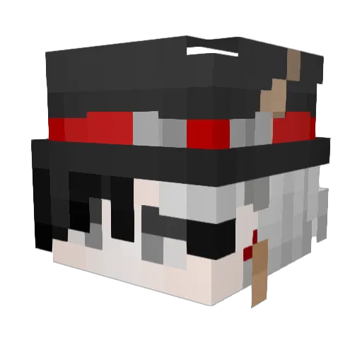 Sukiplayzbetter Minecraft avatar head, 3D render