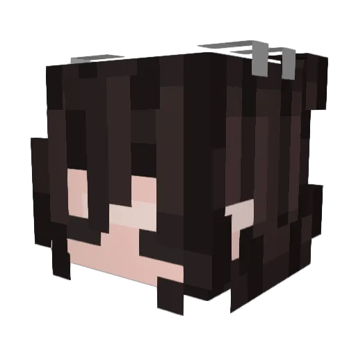 Sukoe Minecraft avatar head, 3D render