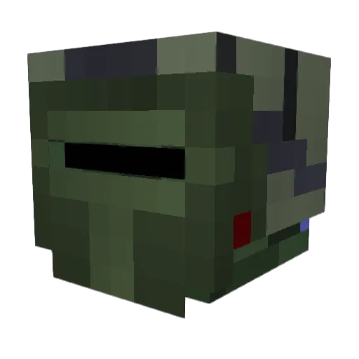 Sukoyoi Minecraft avatar head, 3D render
