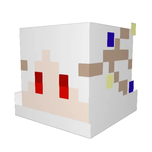 Suku_yi Minecraft avatar head, 3D render