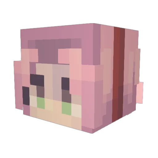 Sukuna4Ever Minecraft avatar head, 3D render