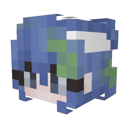 SukunasBeloved Minecraft avatar head, 3D render
