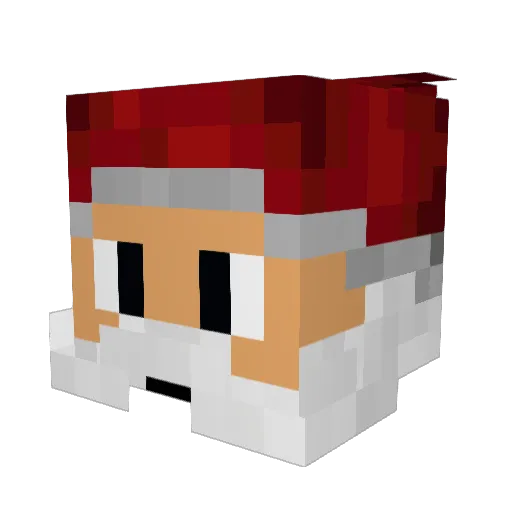 Sulatious Minecraft avatar head, 3D render