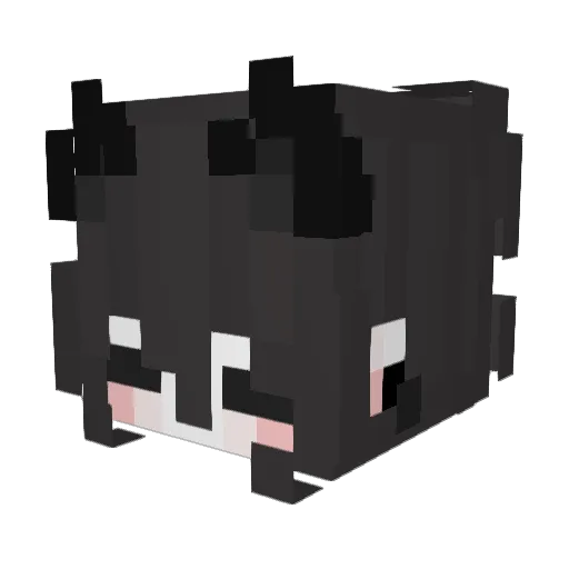 Sulfair Minecraft avatar head, 3D render