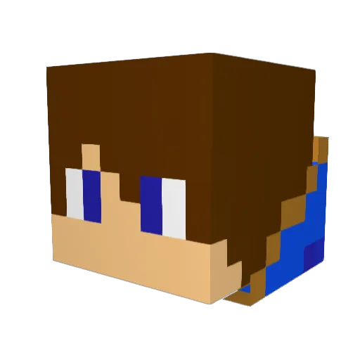Sulfid4428 Minecraft avatar head, 3D render