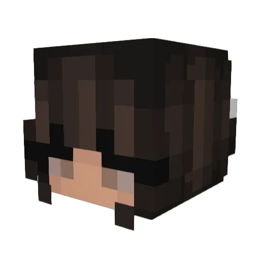 SulfurDarling Minecraft avatar head, 3D render