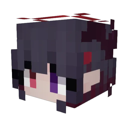 Sulfuro Minecraft avatar head, 3D render
