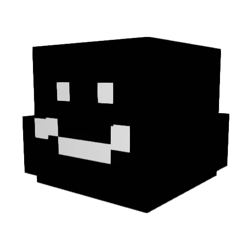 Sulfurwall Minecraft avatar head, 3D render