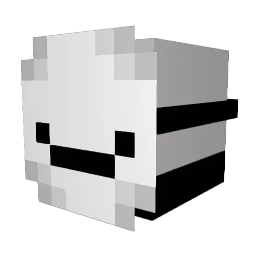 Sulicius Minecraft avatar head, 3D render