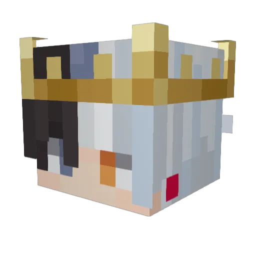 Sullivan_x Minecraft avatar head, 3D render