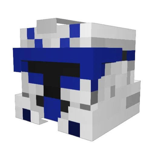 Sully1101 Minecraft avatar head, 3D render