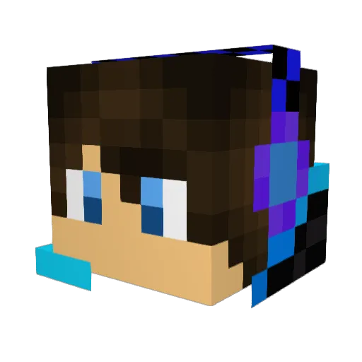Sully7925 Minecraft avatar head, 3D render