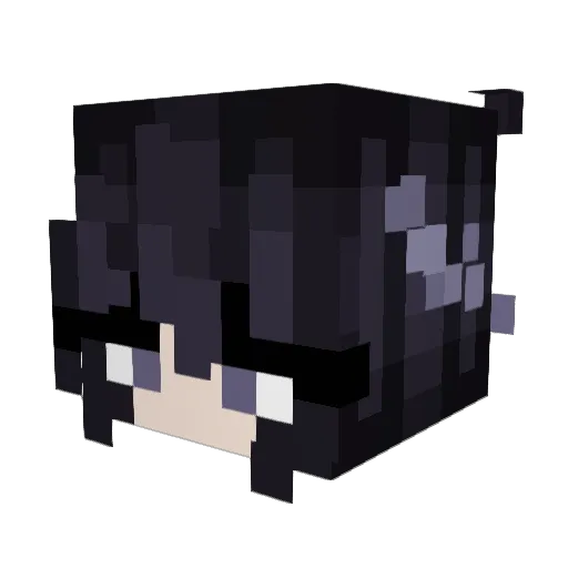 SullyBee Minecraft avatar head, 3D render