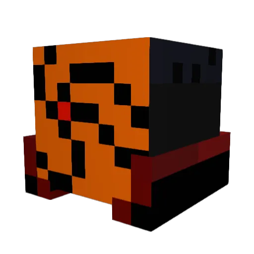 SullyF11 Minecraft avatar head, 3D render