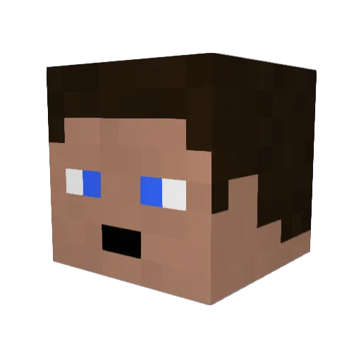 SullySolomon Minecraft avatar head, 3D render