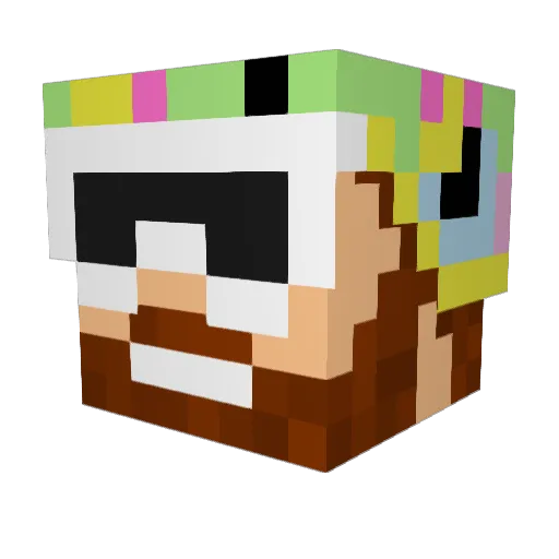 Sully_Sensei Minecraft avatar head, 3D render