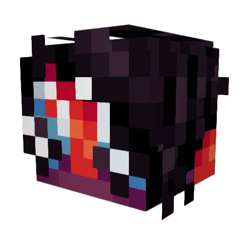 SullytheProOtter Minecraft avatar head, 3D render