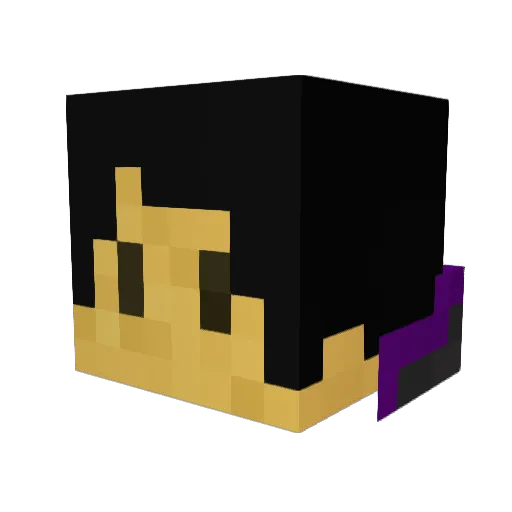 SullyyS Minecraft avatar head, 3D render