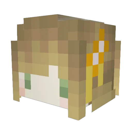 SuloMR_1831 Minecraft avatar head, 3D render
